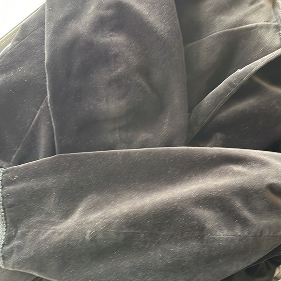 Men’s black velour military jacket - Picture 5 of 5